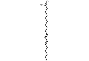 Conjugated linoleic acid structure, CAS 22880-03-1