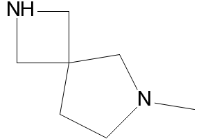 6-METHYL-2,6-DIAZASPIRO[3.4]OCTANE structure, CAS 135380-24-4
