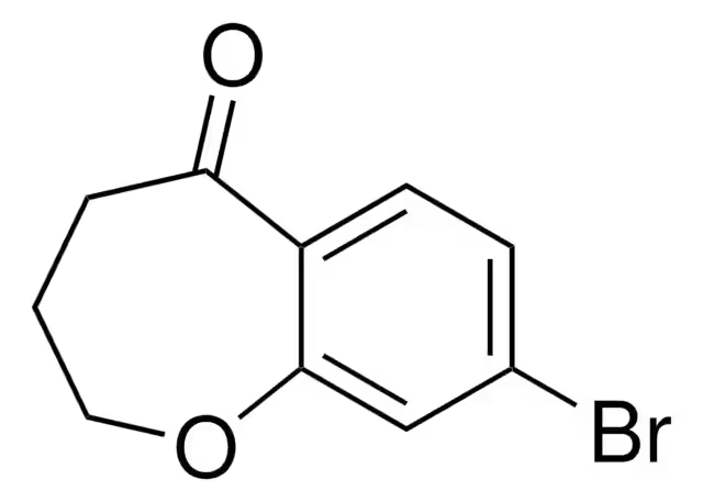 1-BENZOXEPIN-5(2H)-ONE, 8-BROMO-3,4-DIHYDRO- structure, CAS 141106-23-2
