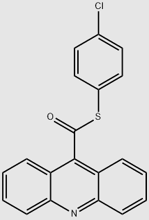 9-Acridinecarbothioic acid S-(4-chlorophenyl) ester structure, CAS 193884-49-0