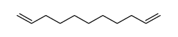 1,10-UNDECADIENE structure, CAS 13688-67-0