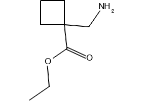 ethyl 1-(aminocarbonyl)cyclobutanecarboxylate structure, CAS 1142198-19-3