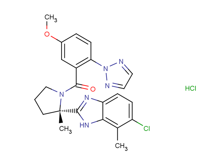 Daridorexant hydrochloride structure, CAS 1792993-84-0