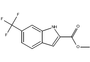 2-Methyl-6-trifluoroMethyl-1H-indole structure, CAS 57330-48-0