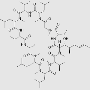 Cyclosporin A, 1-[(2S)-2-aminobutanoic acid]- structure, CAS 108027-46-9