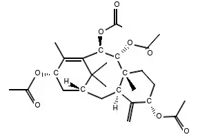 taxusin structure, CAS 19605-80-2