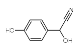 P-Hydroxymandelonitrile structure, CAS 13093-65-7