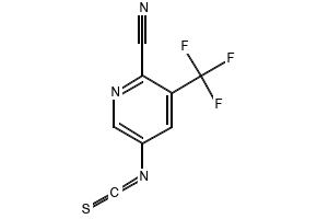 5-isothiocyanato-3-(trifluoromethyl) Picolinonitrile structure, CAS 951735-87-0