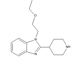 1H-Benzimidazole, 2-[1-(2-ethoxyethyl)-4-piperidinyl]- structure, CAS 2807304-46-5