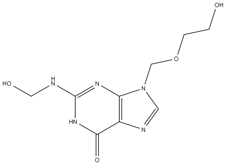 Aciclovir Impurity O structure, CAS 2190509-40-9