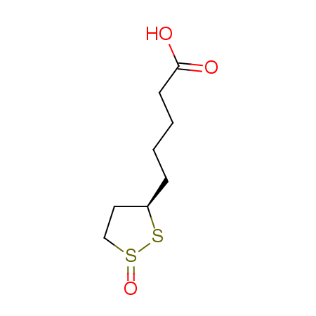 R-Lipoic Acid Impurity 2 (S-Oxide) structure, CAS 188783-96-2