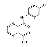 3-(5-CHLOROPYRID-2-YL)CARBAMOYLPYRAZINE-2-CARBOXYLIC ACID(WXG01564) structure, CAS 43200-83-5