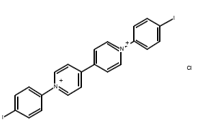 4,4'-Bipyridinium, 1,1'-bis(4-methylphenyl)-, chloride (1:2) structure, CAS 60095-57-0