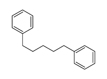 Benzene, 1,1'-(1,5-pentanediyl)bis- structure, CAS 1718-50-9