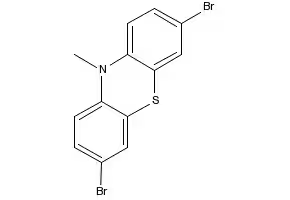 10H-Phenothiazine, 3,7-dibromo-10-methyl- structure, CAS 34964-70-0