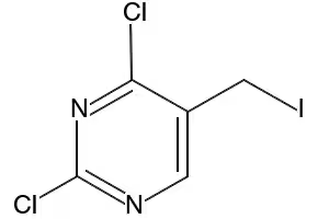 2,4-Dichloro-5-(iodomethyl)pyrimidine structure, CAS 7627-44-3