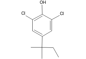 2,6-DICHLORO-4-(TERT-PENTYL)-PHENOL structure, CAS 75908-77-9
