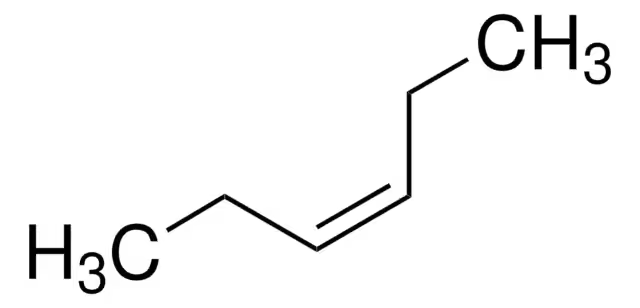 cis-3-hexene structure, CAS 7642-09-3