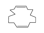 cyclohexadeca-1,9-diene structure, CAS 4277-06-9
