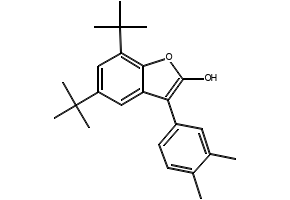 Antioxidant HP136,2(3H)-Benzofuranone,5,7-bis(1,1-dimethylethyl)-3-(3,4-dimethylphenyl) structure, CAS 164391-52-0