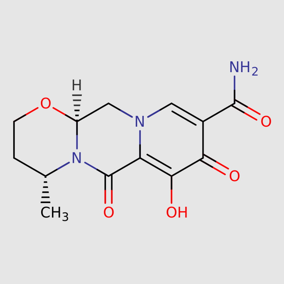 Dolutegravir Amide structure, CAS 1485081-26-2