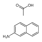2-naphthylammonium acetate structure, CAS 553-00-4