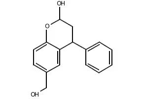 6-(hydroxyMethyl)-4-phenylchroMan-2-ol structure, CAS 959624-24-9