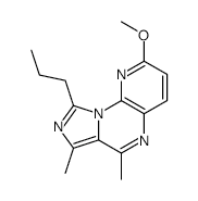2-methoxy-6,7-dimethyl-9-propylimidazo[1,5-a]pyrido[3,2-e]pyrazine structure, CAS 959705-64-7