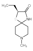 (S)-2-Ethyl-8-methyl-1-thia-4,8-diazaspiro[4.5]decan-3-one structure, CAS 503431-81-0