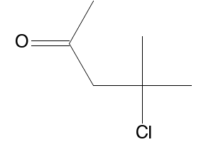 4-hydroperoxy-4-methylpentan-2-one structure, CAS 28056-59-9