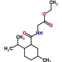 N-((Ethoxycarbonyl)methyl)-P-menthane-3-carboxamide structure, CAS 68489-14-5