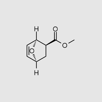 Rel-methyl (1R,2R,4R)-7-oxabicyclo[2.2.1]hept-5-ene-2-carboxylate structure, CAS 17791-33-2
