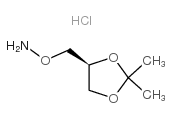 (S)-O-[(2,2-DIMETHYL-1,3-DIOXOLAN-4-YL)METHYL]-HYDROXYAMINE HYDROHLORIDE structure, CAS 120564-14-9