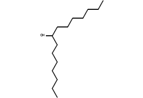pentadecan-8-ol structure, CAS 1653-35-6