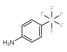 4-AMINOPHENYLSULFUR PENTAFLUORIDE structure, CAS 2993-24-0