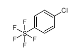 4-Chlorophenylsulphur pentafluoride structure, CAS 5310-68-9