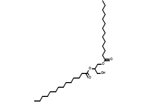 1 2-DIMYRISTOYL-RAC-GLYCEROL (C14:0) structure, CAS 20255-94-1