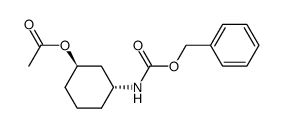 (1R,3R)-3-(((Benzyloxy)Carbonyl)Amino)Cyclohexyl Acetate structure, CAS 750649-42-4