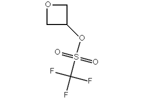 1,1,1-trifluoro-3-oxetanyl Methanesulfonic acid ester structure, CAS 1379585-89-3