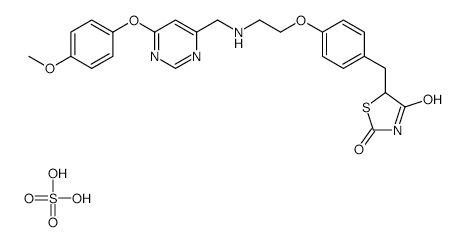 Lobeglitazone Sulfate structure, CAS 763108-62-9