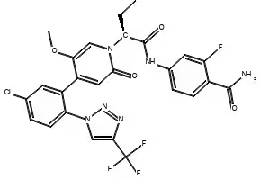 6-(5-chloro-2-(4-chloro-1H-1,2,3-triazol-1-yl)phenyl)pyrimidin-4-ol structure, CAS 1802430-55-2