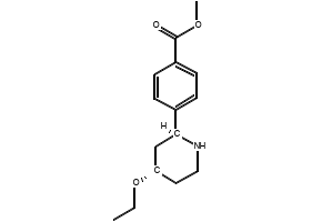 methyl4-((2S,4S)-4-ethoxypiperidin-2-yl)benzoate structure, CAS 1644667-61-7