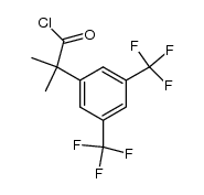 2-(3,5-bis-trifluoromethylphenyl)-2-methyl-propionyl chloride structure, CAS 289686-69-7