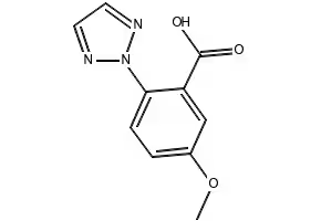 2-Fluoro-6-(2H-1,2,3-triazol-2-yl)benzoic acid structure, CAS 1186050-58-7