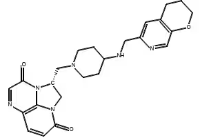 Gepotidacin structure, CAS 1075236-89-3