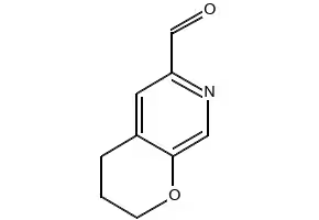 3,4-dihydro-2H-pyrano[2,3-c]pyridine-6-carbaldehyde structure, CAS 527681-61-4