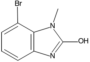 7-bromo-1-methyl-1,3-dihydro-2H-benzimidazol-2-one structure, CAS 913297-44-6