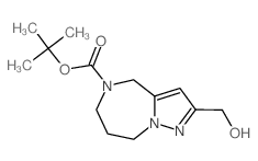 tert-Butyl 2-(hydroxymethyl)-7,8-dihydro-4H-pyrazolo[1,5-a][1,4]diazepine-5(6H)-carboxylate structure, CAS 1135282-77-7