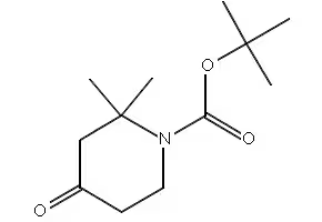 2,2-DiMethyl-4-oxopiperidine-1-carboxylic acid tert-butyl ester structure, CAS 346593-03-1