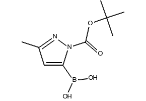 1-(Tert-Butoxycarbonyl)-1H-pyrazol-3-yl-Boronic acid structure, CAS 1162261-97-3